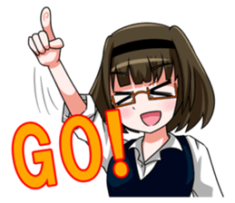 Gakujutsu-Tan by Your Side sticker #5820957