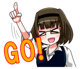 Gakujutsu-Tan by Your Side sticker #5820957