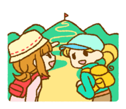 Outing love girl memories of stickers ED sticker #5821067