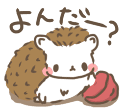Softly little Hedgehogs 'Hari-san' 3 sticker #5821178
