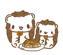Softly little Hedgehogs 'Hari-san' 3 sticker #5821181