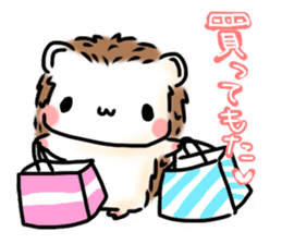 Softly little Hedgehogs 'Hari-san' 3 sticker #5821183
