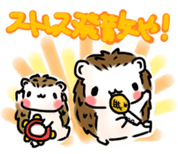 Softly little Hedgehogs 'Hari-san' 3 sticker #5821191