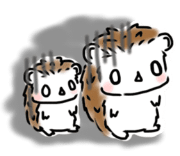 Softly little Hedgehogs 'Hari-san' 3 sticker #5821194