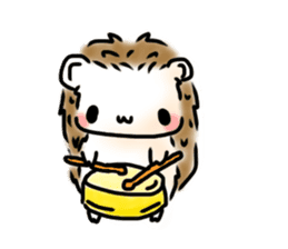 Softly little Hedgehogs 'Hari-san' 3 sticker #5821209