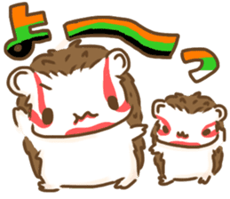 Softly little Hedgehogs 'Hari-san' 3 sticker #5821212