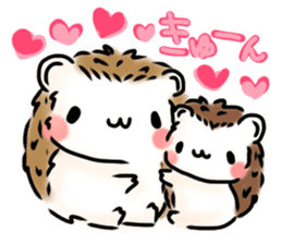 Softly little Hedgehogs 'Hari-san' 3 sticker #5821214