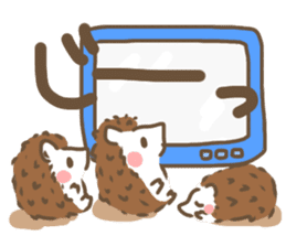 Softly little Hedgehogs 'Hari-san' 3 sticker #5821215
