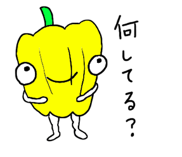Hello!Funny vegetables! sticker #5821448