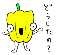 Hello!Funny vegetables! sticker #5821452