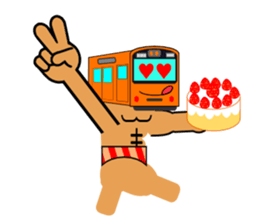 Muscle train2 sticker #5821644