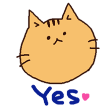 tabbycat sticker #5821876