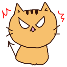 tabbycat sticker #5821893