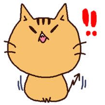 tabbycat sticker #5821894