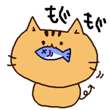 tabbycat sticker #5821901