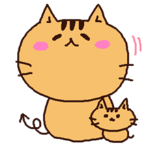 tabbycat sticker #5821906