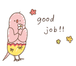 Stylish small birds 2 (English) sticker #5822400