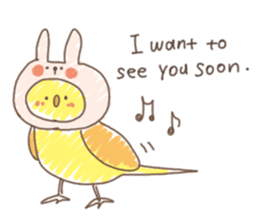 Stylish small birds 2 (English) sticker #5822401