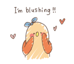 Stylish small birds 2 (English) sticker #5822403