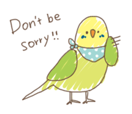 Stylish small birds 2 (English) sticker #5822409