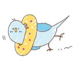Stylish small birds 2 (English) sticker #5822419
