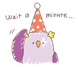 Stylish small birds 2 (English) sticker #5822424