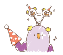 Stylish small birds 2 (English) sticker #5822425
