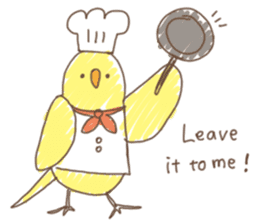 Stylish small birds 2 (English) sticker #5822430