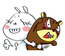 Rabbit fur X GG Bear sticker #5822482