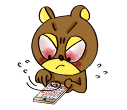 Rabbit fur X GG Bear sticker #5822497