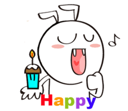 Rabbit fur X GG Bear sticker #5822498