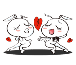 Rabbit fur X GG Bear sticker #5822500