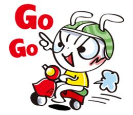 Rabbit fur X GG Bear sticker #5822509