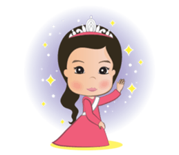 Panda Cute Little Girl sticker #5822925