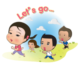 Panda Cute Little Girl sticker #5822930