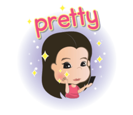 Panda Cute Little Girl sticker #5822933