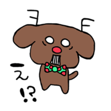 reindeer sticker #5823143