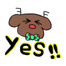 reindeer sticker #5823149