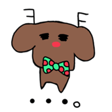 reindeer sticker #5823155