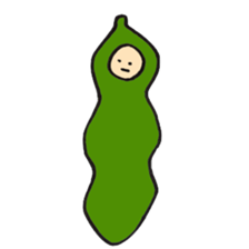 Green soy beans boys sticker #5823443