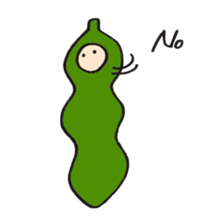 Green soy beans boys sticker #5823445
