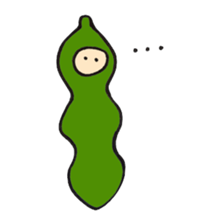 Green soy beans boys sticker #5823448