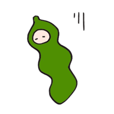 Green soy beans boys sticker #5823454