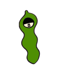 Green soy beans boys sticker #5823457