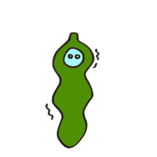 Green soy beans boys sticker #5823460