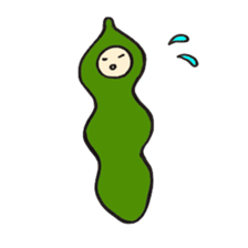 Green soy beans boys sticker #5823461