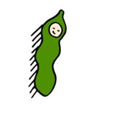 Green soy beans boys sticker #5823463