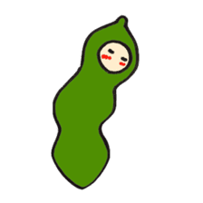 Green soy beans boys sticker #5823466