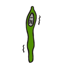 Green soy beans boys sticker #5823468