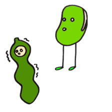 Green soy beans boys sticker #5823474